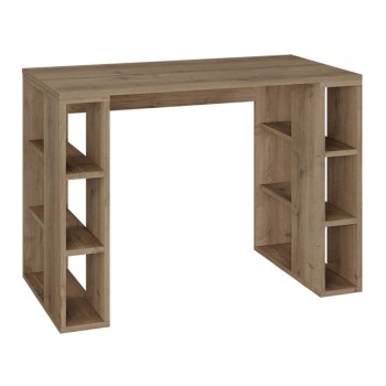 Γραφείο εργασίας Colmar Megapap χρώμα ανοιχτό καρυδί 106x50x75εκ.