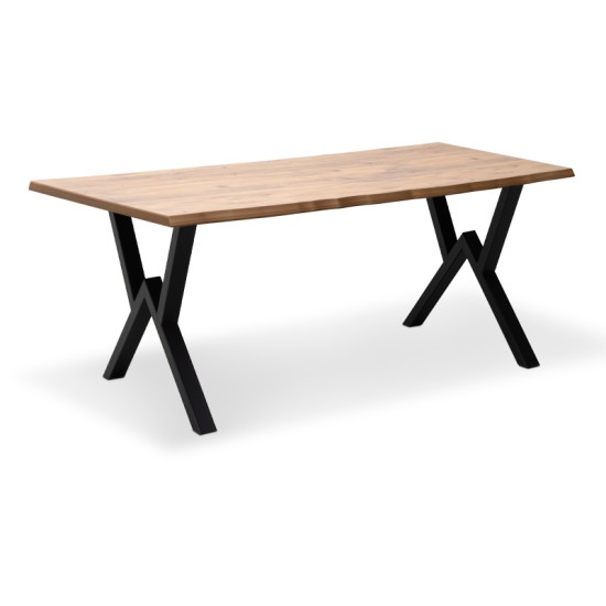 Τραπέζι Walter Megapap Mdf - μεταλλικό χρώμα ακακίας 140x80x75εκ. Τραπέζι Walter Megapap Mdf - μεταλλικό χρώμα ακακίας 140x80x75εκ.