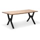 Τραπέζι Walter Megapap Mdf - μεταλλικό χρώμα ακακίας 140x80x75εκ. Τραπέζι Walter Megapap Mdf - μεταλλικό χρώμα ακακίας 140x80x75εκ.