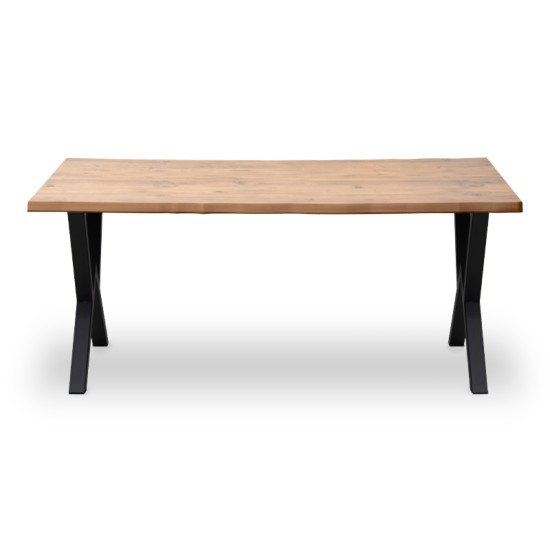 Τραπέζι Walter Megapap Mdf - μεταλλικό χρώμα ακακίας 140x80x75εκ. Τραπέζι Walter Megapap Mdf - μεταλλικό χρώμα ακακίας 140x80x75εκ.