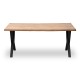Τραπέζι Walter Megapap Mdf - μεταλλικό χρώμα ακακίας 140x80x75εκ. Τραπέζι Walter Megapap Mdf - μεταλλικό χρώμα ακακίας 140x80x75εκ.