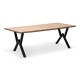 Τραπέζι Walter Megapap Mdf - μεταλλικό χρώμα ακακίας 200x100x75εκ. Τραπέζι Walter Megapap Mdf - μεταλλικό χρώμα ακακίας 200x100x75εκ.