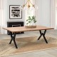 Τραπέζι Walter Megapap Mdf - μεταλλικό χρώμα ακακίας 200x100x75εκ. Τραπέζι Walter Megapap Mdf - μεταλλικό χρώμα ακακίας 200x100x75εκ.