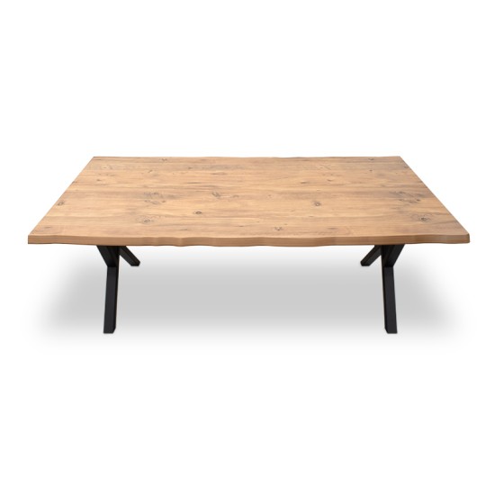 Τραπέζι Walter Megapap Mdf - μεταλλικό χρώμα ακακίας 200x100x75εκ. Τραπέζι Walter Megapap Mdf - μεταλλικό χρώμα ακακίας 200x100x75εκ.