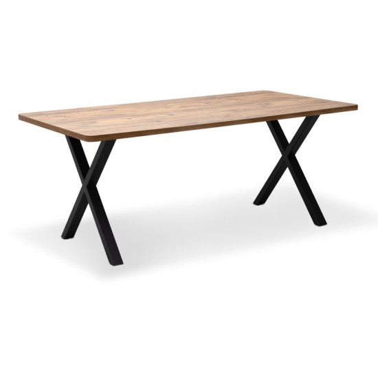 Τραπέζι Jeremy Megapap Mdf - μεταλλικό χρώμα ακακίας 160x80x75εκ. Τραπέζι Jeremy Megapap Mdf - μεταλλικό χρώμα ακακίας 160x80x75εκ.
