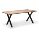 Τραπέζι Jeremy Megapap Mdf - μεταλλικό χρώμα ακακίας 160x80x75εκ. Τραπέζι Jeremy Megapap Mdf - μεταλλικό χρώμα ακακίας 160x80x75εκ.