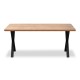 Τραπέζι Jeremy Megapap Mdf - μεταλλικό χρώμα ακακίας 160x80x75εκ. Τραπέζι Jeremy Megapap Mdf - μεταλλικό χρώμα ακακίας 160x80x75εκ.