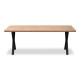 Τραπέζι Jeremy Megapap Mdf - μεταλλικό χρώμα ακακίας 200x100x75εκ. Τραπέζι Jeremy Megapap Mdf - μεταλλικό χρώμα ακακίας 200x100x75εκ.