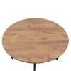 Τραπέζι Zeno Megapap χρώμα ακακίας Ø110x73,5εκ.