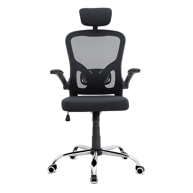 Καρέκλα γραφείου διευθυντική Falcon Megapap με ύφασμα Mesh χρώμα μαύρο 68x65x119/129εκ.