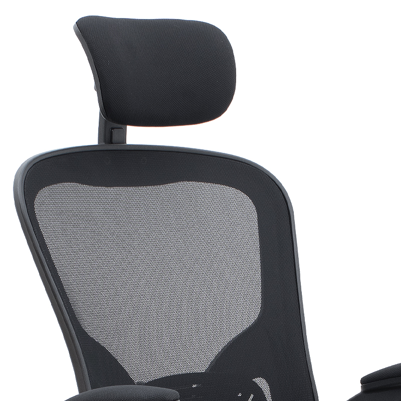 Καρέκλα γραφείου διευθυντική Falcon Megapap με ύφασμα Mesh χρώμα μαύρο 68x65x119/129εκ.