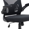 Καρέκλα γραφείου διευθυντική Falcon Megapap με ύφασμα Mesh χρώμα μαύρο 68x65x119/129εκ.