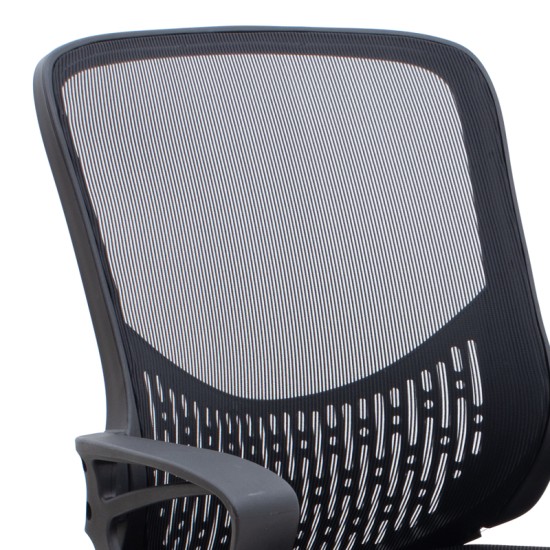 Καρέκλα γραφείου Freda Megapap με ύφασμα Mesh χρώμα μαύρο 65x65x90/100εκ. Καρέκλα γραφείου Freda Megapap με ύφασμα Mesh χρώμα μαύρο 65x65x90/100εκ.