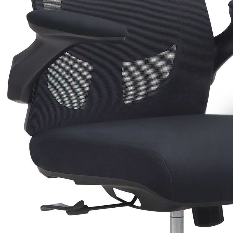 Καρέκλα γραφείου διευθυντική Belora Megapap με ύφασμα Mesh χρώμα μαύρο 63,5x62x117/127εκ.