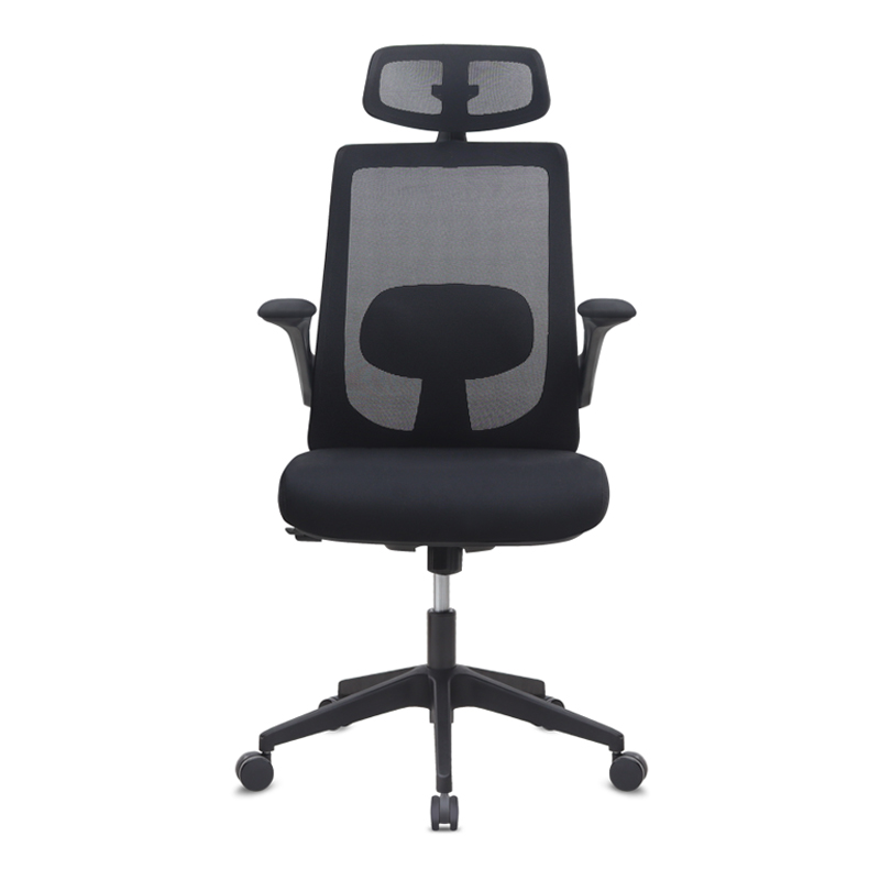 Καρέκλα γραφείου διευθυντική Belora Megapap με ύφασμα Mesh χρώμα μαύρο 63,5x62x117/127εκ.