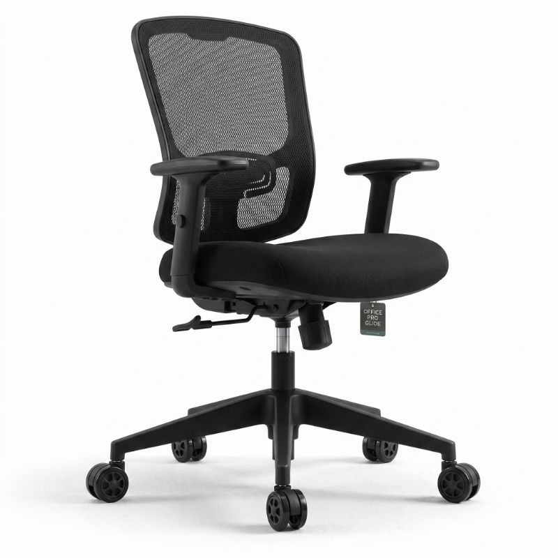 Ανταλλακτικά Ροδάκια Megapap για καρέκλες γραφείου σετ 5 τμχ χρώμα μαύρο