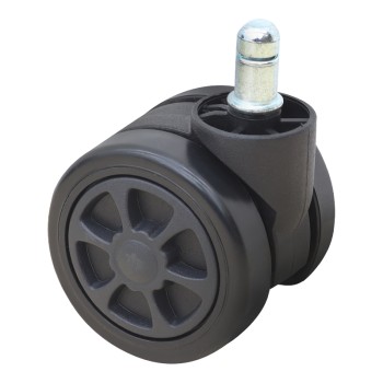 Ανταλλακτικά Ροδάκια Megapap για καρέκλες γραφείου σετ 5 τμχ χρώμα μαύρο