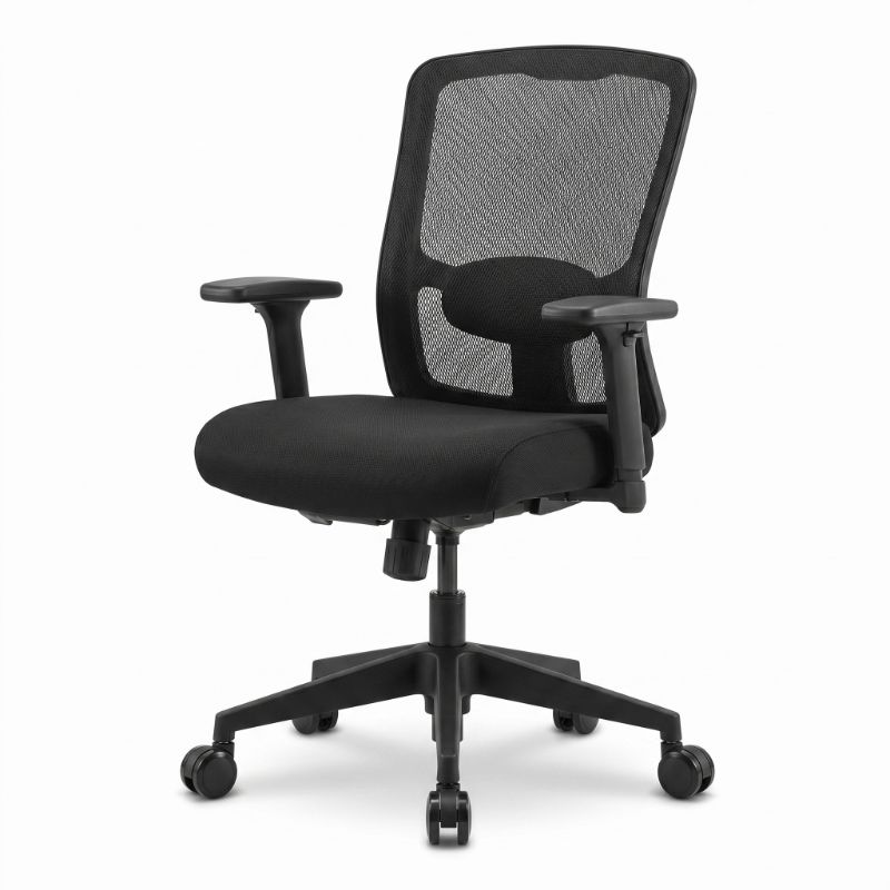 Ανταλλακτικά Ροδάκια Megapap για καρέκλες γραφείου σετ 5 τμχ χρώμα μαύρο