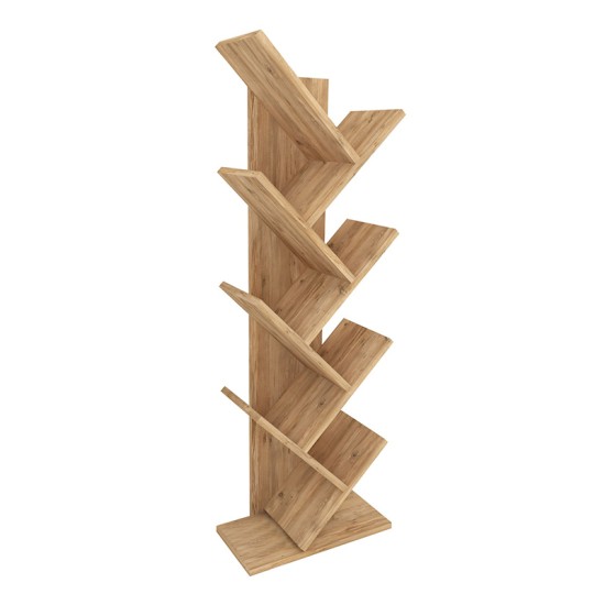Βιβλιοθήκη μελαμίνης Milton Megapap χρώμα pine oak 44x22x121εκ. Βιβλιοθήκη μελαμίνης Milton Megapap χρώμα pine oak 44x22x121εκ.