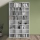 Βιβλιοθήκη μελαμίνης Fyodor Megapap χρώμα λευκό 102x16x178εκ. Βιβλιοθήκη μελαμίνης Fyodor Megapap χρώμα λευκό 102x16x178εκ.