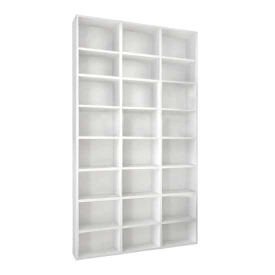 Βιβλιοθήκη μελαμίνης Fyodor Megapap χρώμα λευκό 102x16x178εκ. Βιβλιοθήκη μελαμίνης Fyodor Megapap χρώμα λευκό 102x16x178εκ.