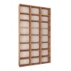Βιβλιοθήκη Fyodor Megapap χρώμα pine oak 102x16x178εκ.