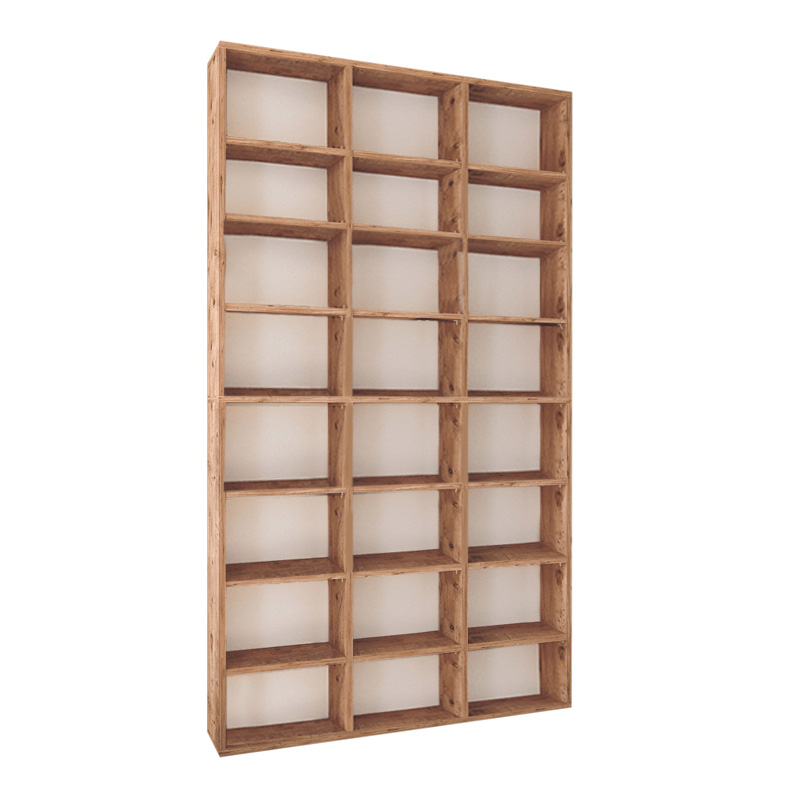 Βιβλιοθήκη Fyodor Megapap χρώμα pine oak 102x16x178εκ.