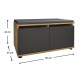 Παπουτσοθήκη μελαμίνης Twain Megapap 8 ζευγών χρώμα sapphire oak - ανθρακί 80x35x42εκ. Παπουτσοθήκη μελαμίνης Twain Megapap 8 ζευγών χρώμα sapphire oak - ανθρακί 80x35x42εκ.