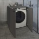 Έπιπλο πλυντηρίου Gray Megapap χρώμα ανθρακί 70x66x90εκ. Έπιπλο πλυντηρίου Gray Megapap χρώμα ανθρακί 70x66x90εκ.