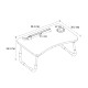 Τραπεζάκι laptop Sedon Megapap χρώμα pine oak 59,2x39,2x26,2εκ.