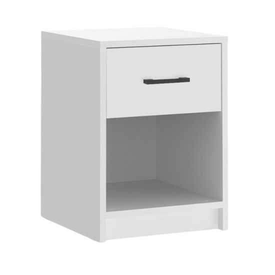 Κομοδίνο Scoty Megapap χρώμα λευκό 40,2x35,3x55εκ. Κομοδίνο Scoty Megapap χρώμα λευκό 40,2x35,3x55εκ.