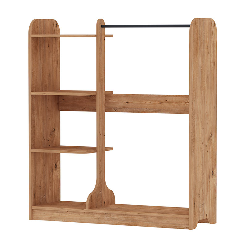 Έπιπλο εισόδου Rozesme Megapap χρώμα pine oak 120x40x135εκ.