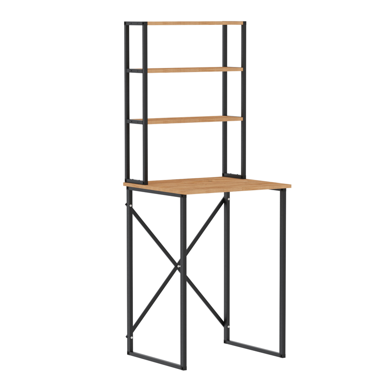 Έπιπλο πλυντηρίου Bobby Megapap χρώμα pine oak 67x60x178εκ.