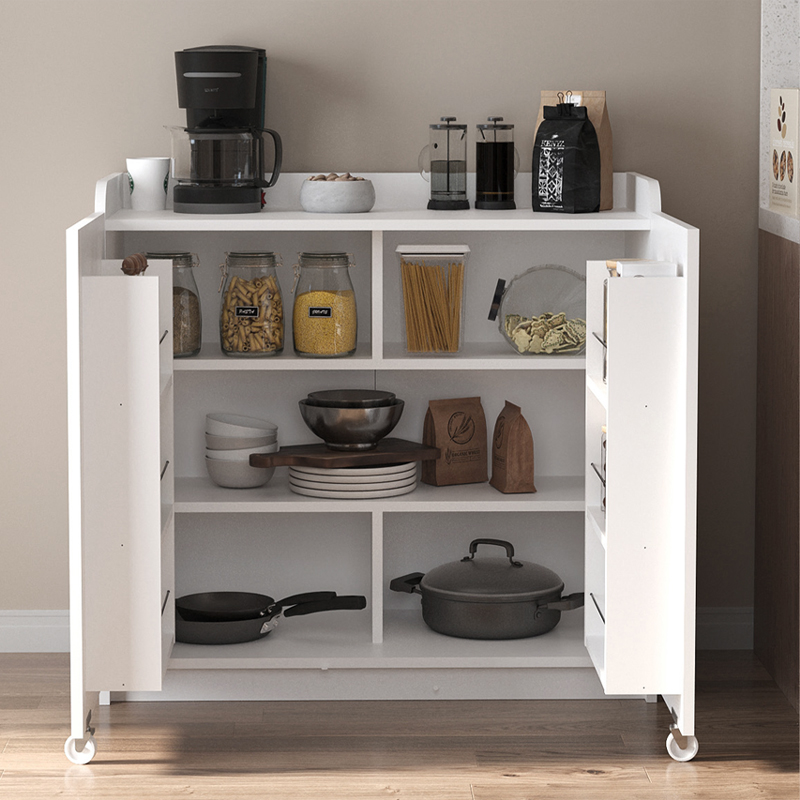 Ντουλάπι κουζίνας - μπάνιου Altay I Megapap χρώμα λευκό 97,8x44,1x91,5εκ.