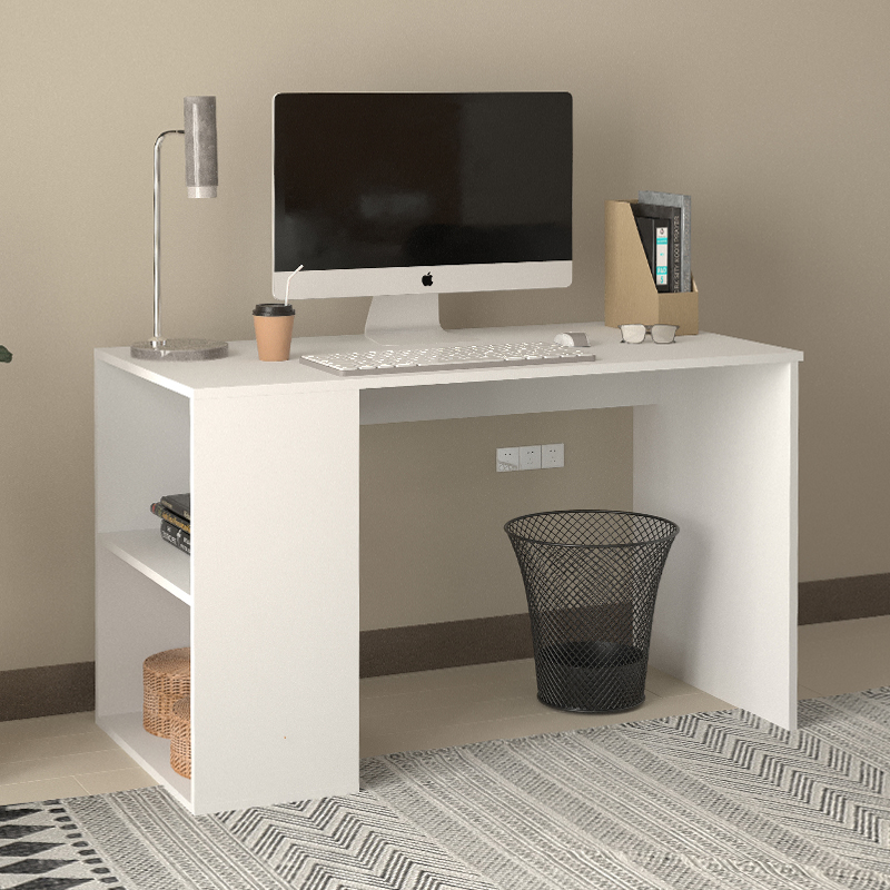 Γραφείο εργασίας Smyrna Megapap χρώμα λευκό 120x60x74,4εκ.