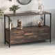Μπουφές Mars Megapap χρώμα rustic καρυδί 122x36x80,1εκ. Μπουφές Mars Megapap χρώμα rustic καρυδί 122x36x80,1εκ.