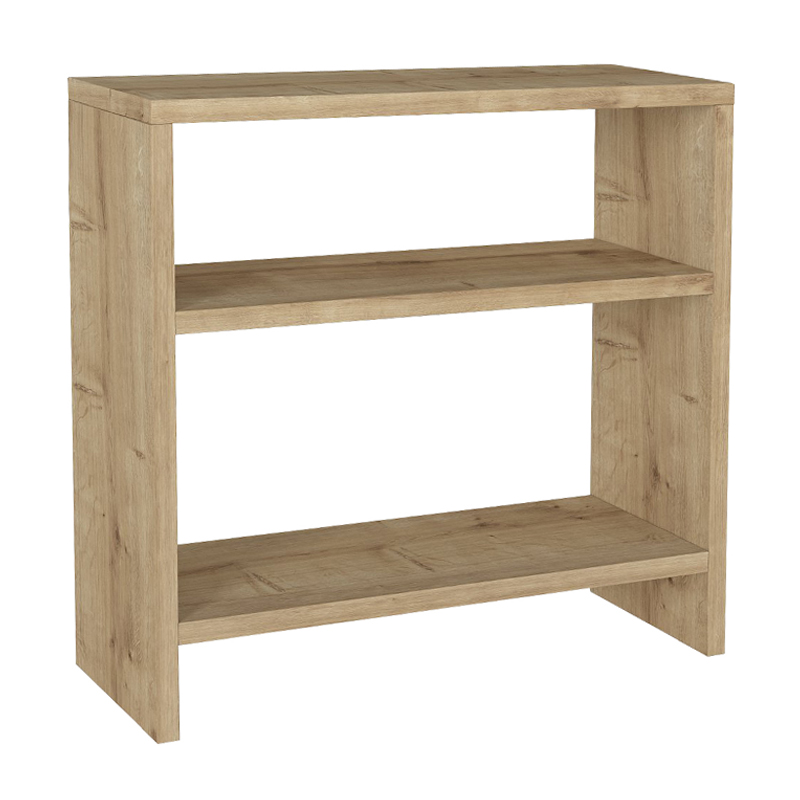 Τραπεζάκι βοηθητικό Silvanus Megapap χρώμα sapphire oak 51x17,5x49εκ.