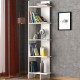 Βιβλιοθήκη μελαμίνης Perla Megapap χρώμα λευκό 48x22x170εκ. Βιβλιοθήκη μελαμίνης Perla Megapap χρώμα λευκό 48x22x170εκ.