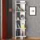 Βιβλιοθήκη μελαμίνης Perla Megapap χρώμα λευκό 48x22x170εκ. Βιβλιοθήκη μελαμίνης Perla Megapap χρώμα λευκό 48x22x170εκ.