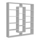 Βιβλιοθήκη μελαμίνης Ample Megapap χρώμα λευκό 125x22x135,7εκ. Βιβλιοθήκη μελαμίνης Ample Megapap χρώμα λευκό 125x22x135,7εκ.