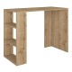 Γραφείο εργασίας Netenia Megapap από μελαμίνη χρώμα sapphire oak 90x40x74εκ. Γραφείο εργασίας Netenia Megapap από μελαμίνη χρώμα sapphire oak 90x40x74εκ.