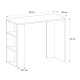 Γραφείο εργασίας Netenia Megapap από μελαμίνη χρώμα sapphire oak 90x40x74εκ. Γραφείο εργασίας Netenia Megapap από μελαμίνη χρώμα sapphire oak 90x40x74εκ.