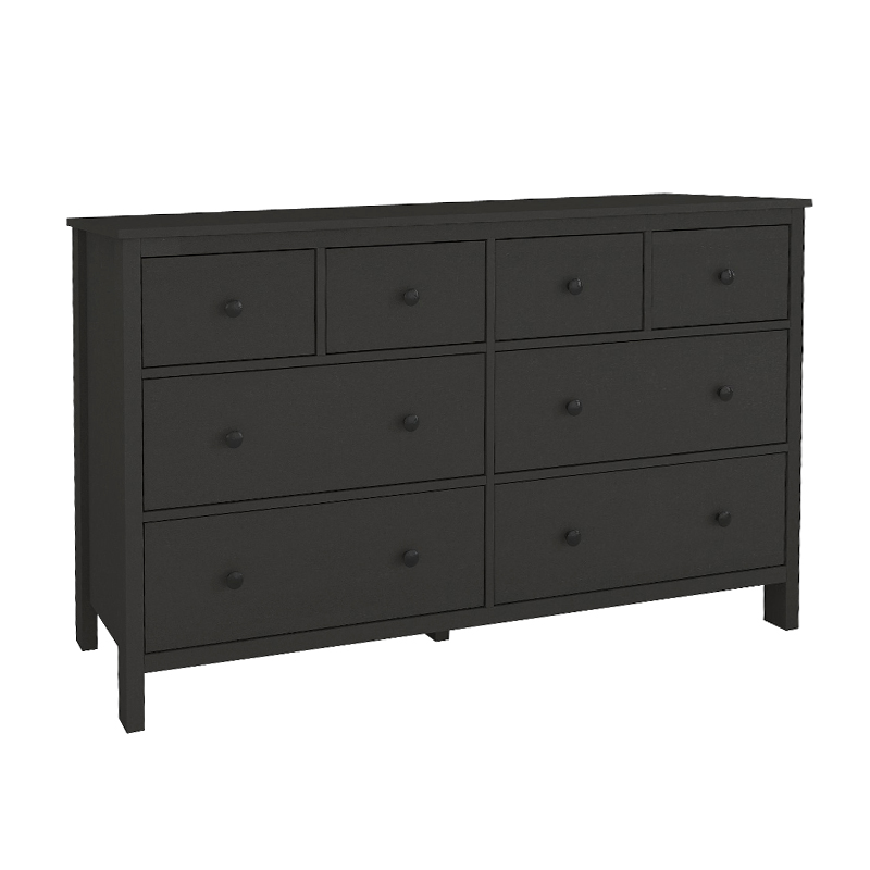 Συρταριέρα - Μπουφές Sabina Megapap χρώμα ανθρακί 160x50x96εκ.