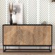 Μπουφές μελαμίνης Themis Megapap χρώμα μαύρο - sapphire oak 150x35x83,6εκ. Μπουφές μελαμίνης Themis Megapap χρώμα μαύρο - sapphire oak 150x35x83,6εκ.