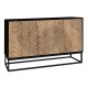 Μπουφές μελαμίνης Themis Megapap χρώμα μαύρο - sapphire oak 150x35x83,6εκ. Μπουφές μελαμίνης Themis Megapap χρώμα μαύρο - sapphire oak 150x35x83,6εκ.