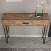 Κονσόλα Rochel Megapap χρώμα atlantic pine 120x35x89,8εκ.