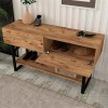 Κονσόλα Aron Megapap χρώμα atlantic pine 138,8x41x75,7εκ.