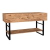 Κονσόλα Aron Megapap χρώμα atlantic pine 138,8x41x75,7εκ.