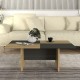 Τραπεζάκι σαλονιού Venita Megapap χρώμα sapphire oak - ανθρακί 90x60x33,8εκ. Τραπεζάκι σαλονιού Venita Megapap χρώμα sapphire oak - ανθρακί 90x60x33,8εκ.