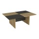 Τραπεζάκι σαλονιού Venita Megapap χρώμα sapphire oak - ανθρακί 90x60x33,8εκ. Τραπεζάκι σαλονιού Venita Megapap χρώμα sapphire oak - ανθρακί 90x60x33,8εκ.